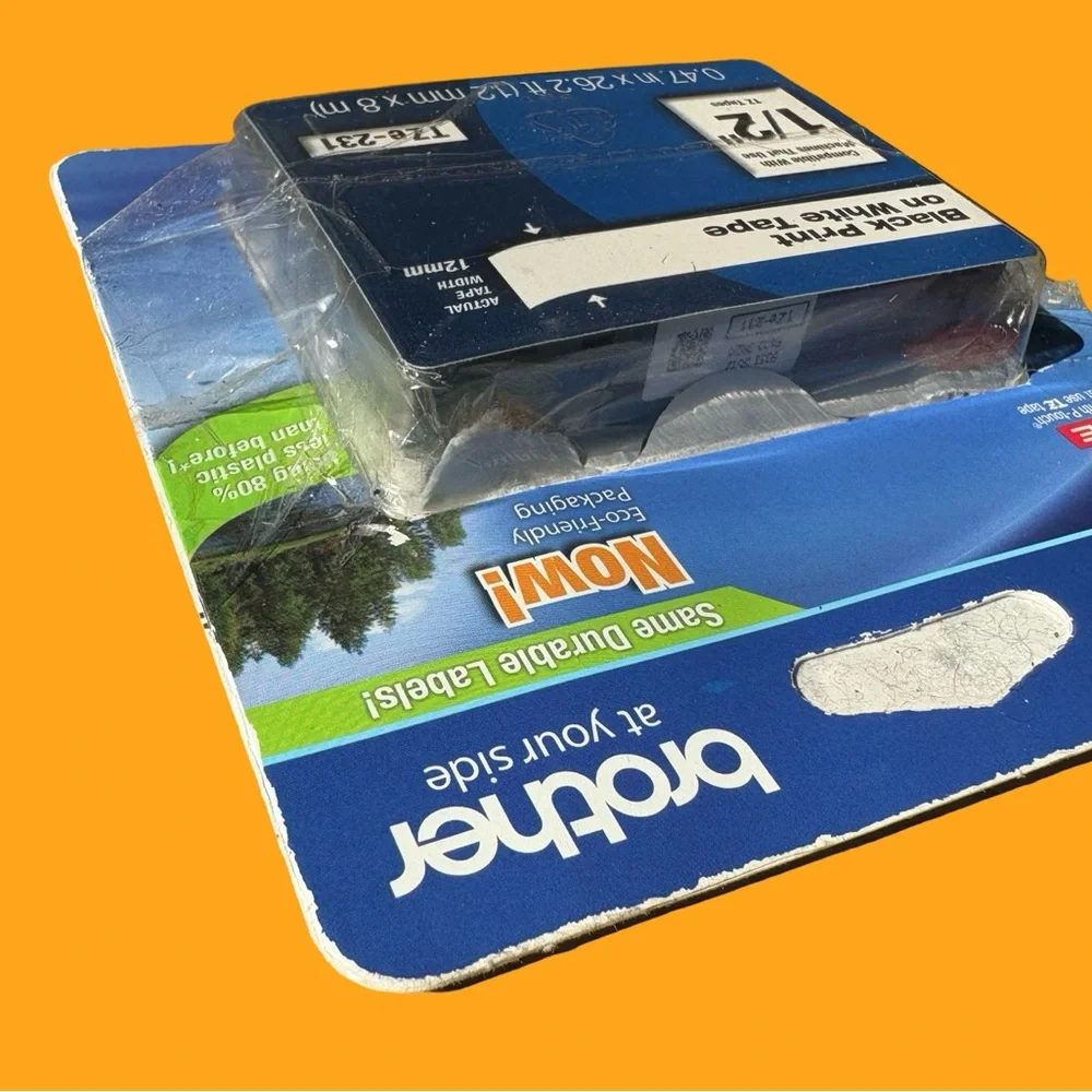 P-Touch brother electronic laminated tape